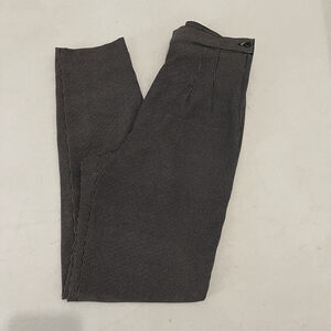 Vintage Studio White & Black Houndstooth Pattern Trousers Size 8